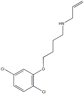 N-allyl-N-[4-(2,5-dichlorophenoxy)butyl]amine Structure
