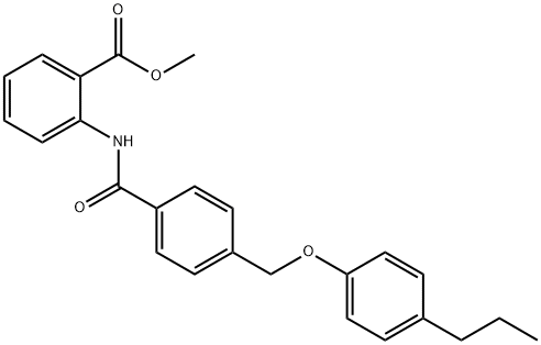 402738-92-5 methyl 2-({4-[(4-propylphenoxy)methyl]benzoyl}amino)benzoate