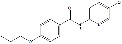 N-(5-chloro-2-pyridinyl)-4-propoxybenzamide,403710-37-2,结构式