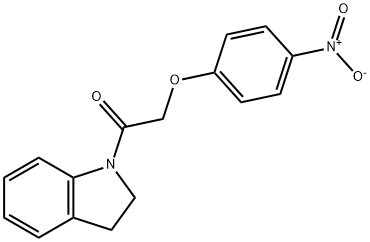 1-({4-nitrophenoxy}acetyl)indoline,403714-26-1,结构式