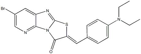 403735-64-8 7-bromo-2-[4-(diethylamino)benzylidene][1,3]thiazolo[2',3':2,3]imidazo[4,5-b]pyridin-3(2H)-one