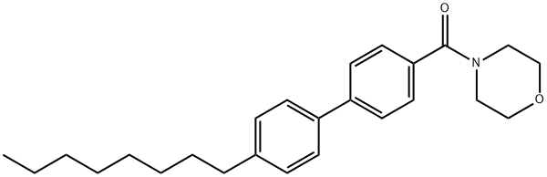 4-[(4'-octyl[1,1'-biphenyl]-4-yl)carbonyl]morpholine Struktur