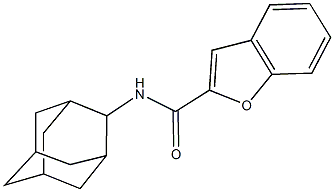 N-(2-adamantyl)-1-benzofuran-2-carboxamide Structure