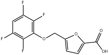 5-[(2,3,5,6-tetrafluorophenoxy)methyl]-2-furoic acid