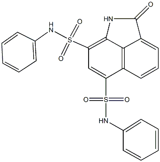 406474-94-0 2-oxo-N~6~,N~8~-diphenyl-1,2-dihydrobenzo[cd]indole-6,8-disulfonamide