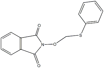 2-[(phenylsulfanyl)methoxy]-1H-isoindole-1,3(2H)-dione Struktur