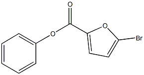 phenyl 5-bromo-2-furoate 结构式