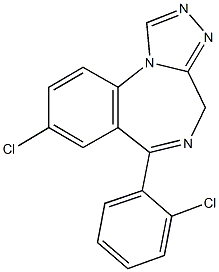8-chloro-6-(2-chlorophenyl)-4H-[1,2,4]triazolo[4,3-a][1,4]benzodiazepine