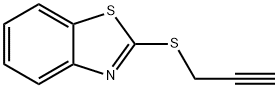 2-(丙-2-炔-1-基硫)苯并[D]噻唑 结构式