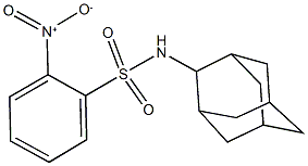 N-(2-adamantyl)-2-nitrobenzenesulfonamide Struktur