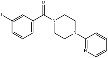 425616-46-2 1-(3-iodobenzoyl)-4-pyridin-2-ylpiperazine