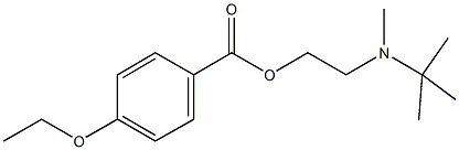 2-[tert-butyl(methyl)amino]ethyl 4-ethoxybenzoate Struktur