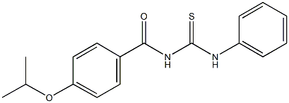 N-(4-isopropoxybenzoyl)-N'-phenylthiourea,426221-53-6,结构式