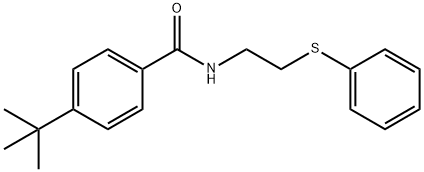 428469-24-3 4-tert-butyl-N-[2-(phenylsulfanyl)ethyl]benzamide
