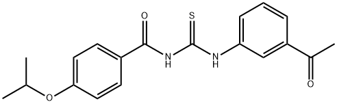 N-(3-acetylphenyl)-N'-(4-isopropoxybenzoyl)thiourea|