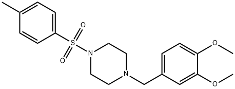 428848-05-9 1-(3,4-dimethoxybenzyl)-4-[(4-methylphenyl)sulfonyl]piperazine
