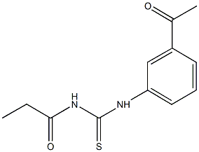 N-(3-acetylphenyl)-N'-propionylthiourea|