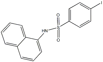 4-iodo-N-(1-naphthyl)benzenesulfonamide Structure