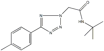 430445-09-3 N-(tert-butyl)-2-[5-(4-methylphenyl)-2H-tetraazol-2-yl]acetamide