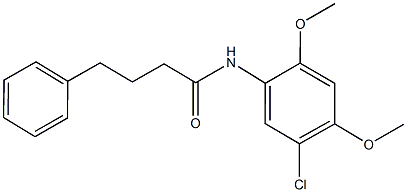 N-(5-chloro-2,4-dimethoxyphenyl)-4-phenylbutanamide|