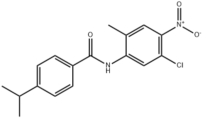 N-{5-chloro-4-nitro-2-methylphenyl}-4-isopropylbenzamide,431891-65-5,结构式