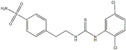 432015-71-9 4-(2-{[(2,5-dichloroanilino)carbothioyl]amino}ethyl)benzenesulfonamide