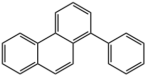 1-フェニルフェナントレン 化学構造式