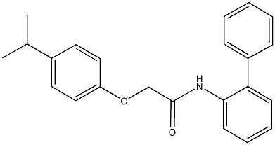 432533-20-5 N-[1,1'-biphenyl]-2-yl-2-(4-isopropylphenoxy)acetamide