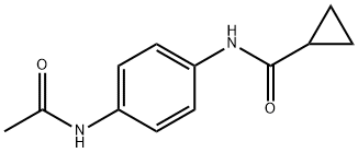 N-[4-(acetylamino)phenyl]cyclopropanecarboxamide Structure