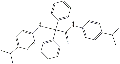 438213-60-6 2-(4-isopropylanilino)-N-(4-isopropylphenyl)-2,2-diphenylacetamide