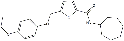 438467-31-3 N-cycloheptyl-5-[(4-ethoxyphenoxy)methyl]-2-furamide