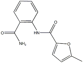N-[2-(aminocarbonyl)phenyl]-5-methyl-2-furamide Structure
