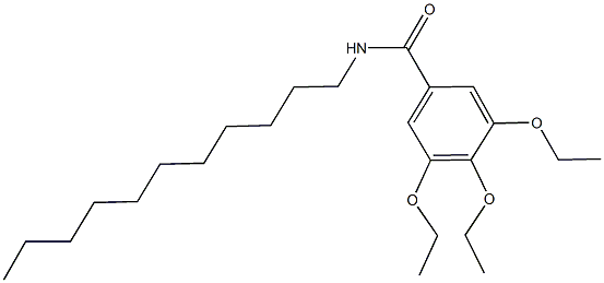 3,4,5-triethoxy-N-undecylbenzamide,438616-40-1,结构式