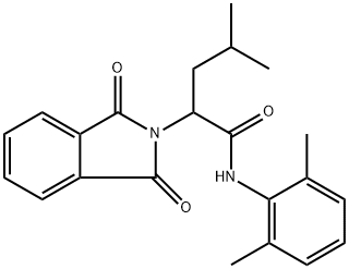 439141-83-0 N-(2,6-dimethylphenyl)-2-(1,3-dioxo-1,3-dihydro-2H-isoindol-2-yl)-4-methylpentanamide