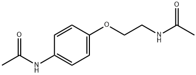 N-{4-[2-(acetylamino)ethoxy]phenyl}acetamide Struktur