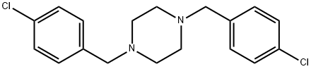 1,4-bis(4-chlorobenzyl)piperazine Structure