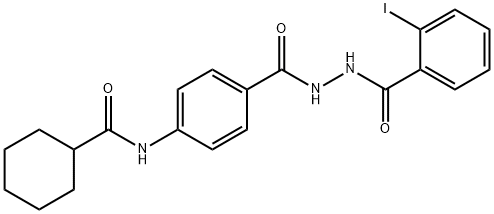 443637-96-5 N-(4-{[2-(2-iodobenzoyl)hydrazino]carbonyl}phenyl)cyclohexanecarboxamide