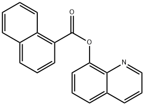 8-quinolinyl 1-naphthoate 化学構造式
