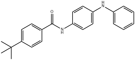 N-(4-anilinophenyl)-4-tert-butylbenzamide Structure