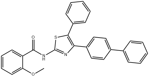 444145-26-0 N-(4-[1,1'-biphenyl]-4-yl-5-phenyl-1,3-thiazol-2-yl)-2-methoxybenzamide