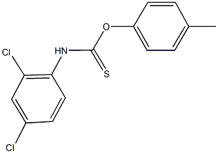 O-(4-methylphenyl) 2,4-dichlorophenylthiocarbamate Structure
