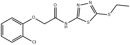 444906-26-7 2-(2-chlorophenoxy)-N-[5-(ethylsulfanyl)-1,3,4-thiadiazol-2-yl]acetamide