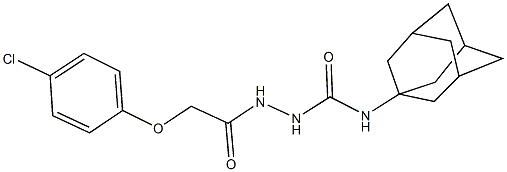 444909-51-7 N-(1-adamantyl)-2-[(4-chlorophenoxy)acetyl]hydrazinecarboxamide