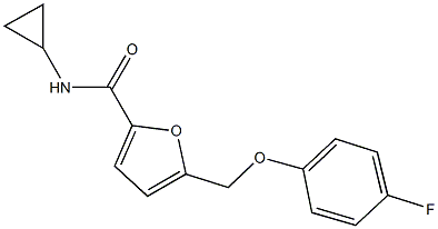 444924-14-5 N-cyclopropyl-5-[(4-fluorophenoxy)methyl]-2-furamide