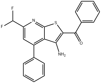 444924-17-8 [3-amino-6-(difluoromethyl)-4-phenylthieno[2,3-b]pyridin-2-yl](phenyl)methanone