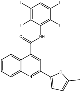 444934-49-0 2-(5-methyl-2-furyl)-N-(2,3,5,6-tetrafluorophenyl)-4-quinolinecarboxamide