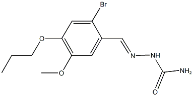 444998-26-9 2-bromo-5-methoxy-4-propoxybenzaldehyde semicarbazone