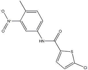 445008-67-3 5-chloro-N-{3-nitro-4-methylphenyl}-2-thiophenecarboxamide