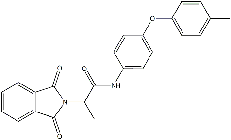 445228-04-6 2-(1,3-dioxo-1,3-dihydro-2H-isoindol-2-yl)-N-[4-(4-methylphenoxy)phenyl]propanamide