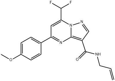 N-allyl-7-(difluoromethyl)-5-(4-methoxyphenyl)pyrazolo[1,5-a]pyrimidine-3-carboxamide|